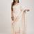 Floral embroidered saree