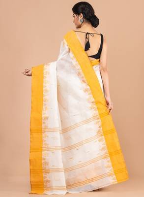 Pure cotton taant saree 4
