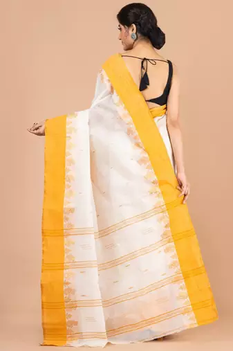 Pure cotton taant saree