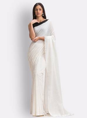 Checked pure cotton saree 1
