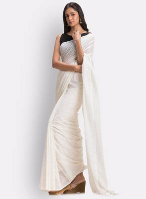 Checked pure cotton saree 3