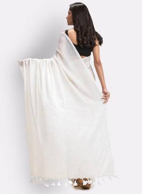 Checked pure cotton saree 4