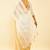 Beige striped pure chiffon saree
