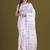 Ethnic motifs woven design pure linen saree