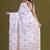 Ethnic motifs woven design pure linen saree