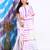 Striped printed saree