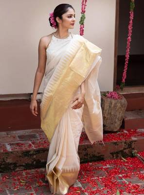 Woven designed zari kanjeevaram saree 1