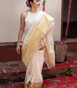 Woven designed zari kanjeevaram saree