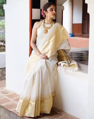 Woven designed zari kanjeevaram saree 3