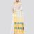 White & yellow woven design silk cotton jamdani sustainable saree