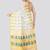 White & yellow woven design silk cotton jamdani sustainable saree