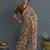 Floral printed pure cotton saree