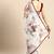 White & maroon organza printed mysore silk saree