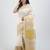Zari linen blend saree