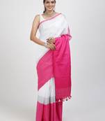 Colourblocked saree