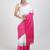 Colourblocked saree