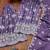 purple fully stitched  top with embroidered sharara dupatta for women's