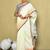 Striped border pure linen saree