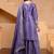 lavender  salwar suit with embroidered and sequins work for women's