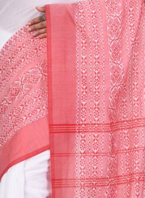 Woven design pure cotton taant saree 4