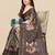Floral printed saree