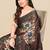 Floral printed saree