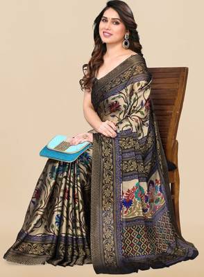 Floral printed saree 3