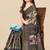 Floral printed saree