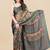 Floral printed chiffon saree