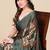 Floral printed chiffon saree