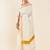 Off white & gold-toned zari pure cotton kasavu saree