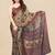 Floral poly chiffon saree