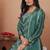 sea green  readymade palazzo suit for women's