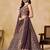 LIGHT PURPLE SEQUINS & THREAD EMBROIDERED GEORGETTE STITCHED LEHENGA CHOLI