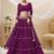 PURPLE LEHRIYA PRINTED WITH LACE ALL OVER GEORGETTE NAVRATRI STITCHED LEHENGA CHOLI