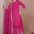 pink traditional wear heavy embroidered designer readymade sharara suit for women's