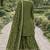 mehendi silk blend  sequin embroidered stitched sharara suit with dupatta for women's