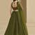 MEHENDI GEORGETTE SEQUINS & THREAD EMBROIDERED STITCHED LEHENGA CHOLI