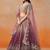 MAROON GEORGETTE SEQUINS & ZARI EMBROIDERED STITCHED LEHENGA CHOLI