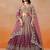 MAROON GEORGETTE SEQUINS & ZARI EMBROIDERED STITCHED LEHENGA CHOLI
