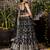 BLACK DOLA SILK SEQUINS & ZARI EMBROIDERED STITCHED LEHENGA CHOLI