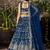 DOVE BLUE DOLA SILK SEQUINS & ZARI EMBROIDERED STITCHED LEHENGA CHOLI