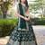 GREEN DOLA SILK SEQUINS & ZARI EMBROIDERED STITCHED LEHENGA CHOLI
