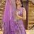LAVENDER DOLA SILK SEQUINS & ZARI EMBROIDERED STITCHED LEHENGA CHOLI