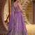 LAVENDER DOLA SILK SEQUINS & ZARI EMBROIDERED STITCHED LEHENGA CHOLI