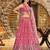 PEACH DOLA SILK SEQUINS & ZARI EMBROIDERED STITCHED LEHENGA CHOLI