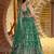GREEN DOLA SILK SEQUINS & ZARI EMBROIDERED STITCHED LEHENGA CHOLI