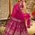 RANI PINK DOLA SILK SEQUINS & ZARI EMBROIDERED STITCHED LEHENGA CHOLI