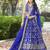 ROYAL BLUE DOLA SILK SEQUINS & ZARI EMBROIDERED STITCHED LEHENGA CHOLI