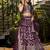 WINE DOLA SILK SEQUINS & ZARI EMBROIDERED STITCHED LEHENGA CHOLI